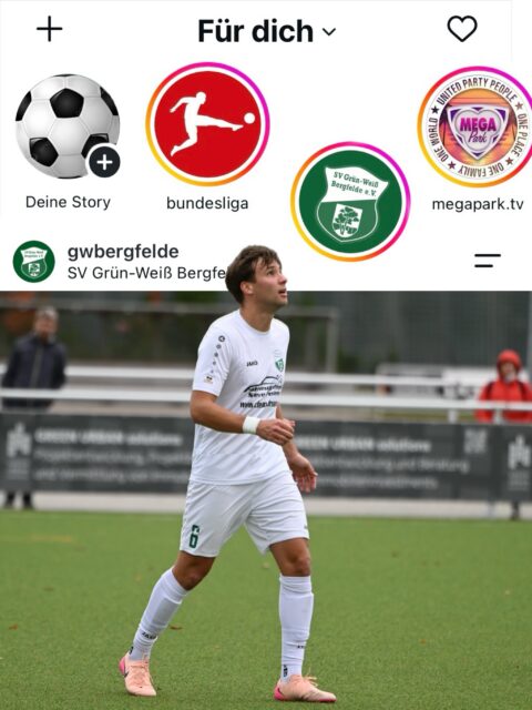 Check out our story - it‘s MATCHDAY! 👀💚

#bergfelderjungs