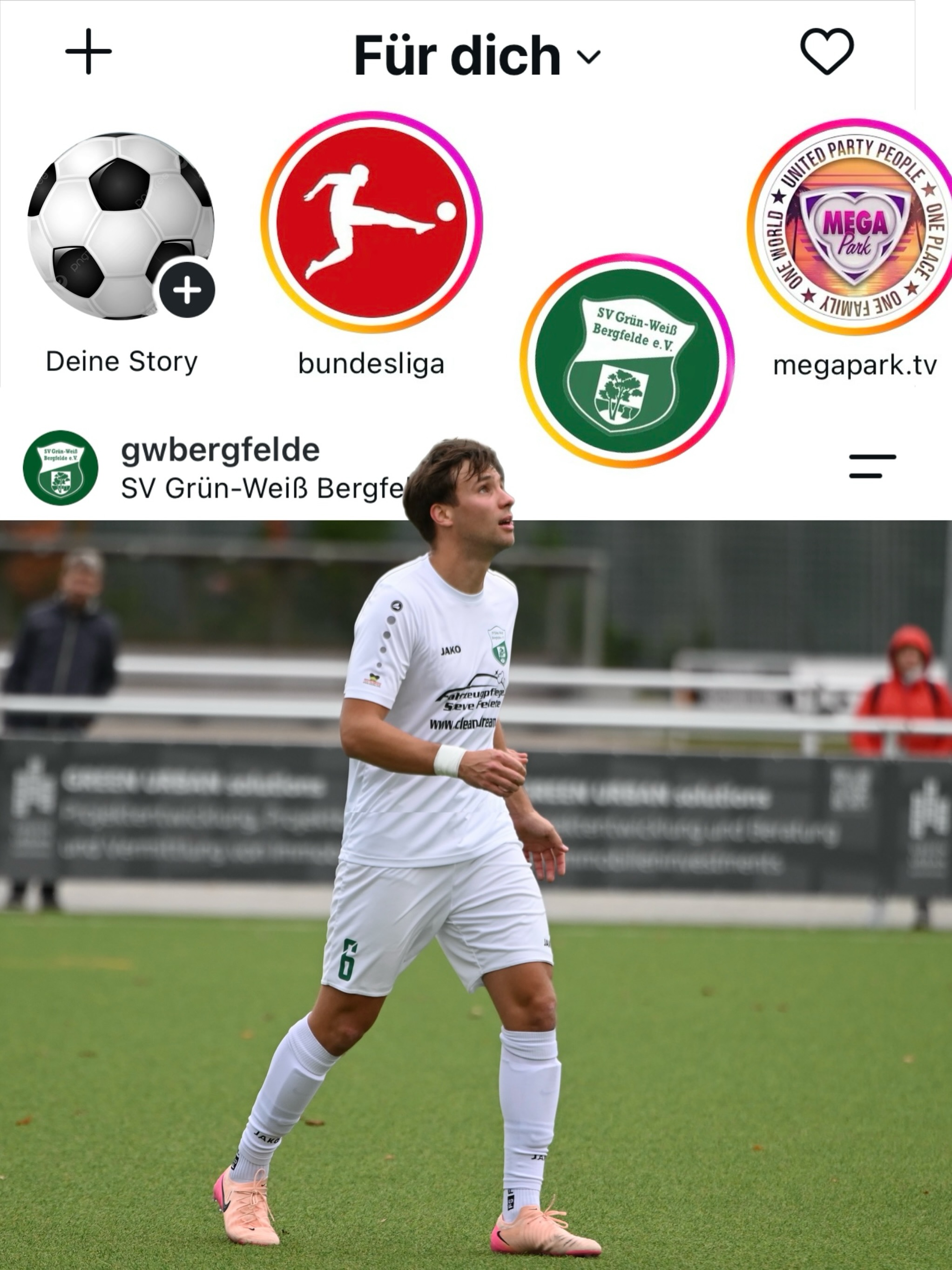 Check out our story - it‘s MATCHDAY! 👀💚

#bergfelderjungs